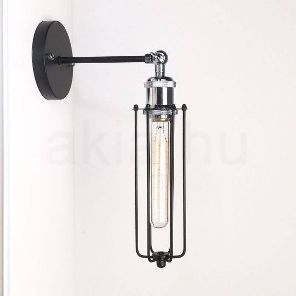 antik-fali-lampa-matt-fekete-fenyes-krom-szin-csepp-alaku-raccsal