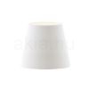 NIZZA 18/15 lámpabúra  Polycotton fehér/fehér PVC  max. 28W