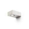 KORSO II fali lámpa szálcsiszolt alumínium 230V LED 2x3W 120° IP54 3000K