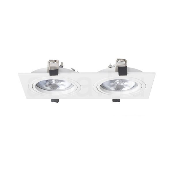 PASADENA G53 SQ II  fehér  230V LED G53 2x15W