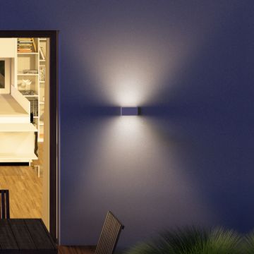TORINO fali lámpa fehér 230V LED 2x5W IP54 3000K
