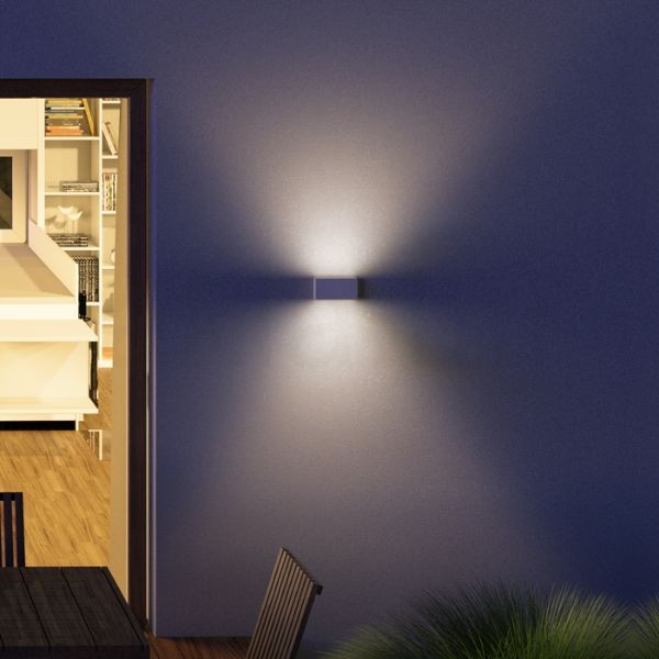 TORINO fali lámpa fehér 230V LED 2x5W IP54 3000K