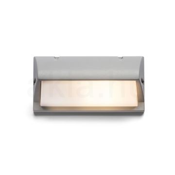MORA fali lámpa ezüstszürke  230V LED E27 15W IP54