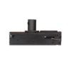 1F adapter fekete  230V 