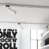 FANGIO háromfázisú áramkörös sínre ezüstszürke  230V LED 25W 36°  3000K
