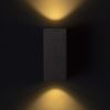 KUBI II antracitszürke 230V LED 2x3W 56° IP54 3000K