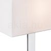PLAZA M asztali lámpa fehér króm 230V LED E27 15W