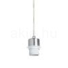 MORE 60 mennyezeti függőlámpa alap  matt nikkel 230V LED E27 3x15W