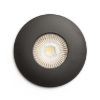 WATERBOY R  matt fekete  230V LED 10W 40° IP65  3000K