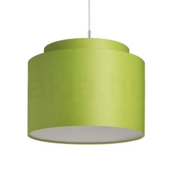 DOUBLE 40/30 lámpabúra  Chintz lime/fehér PVC  max. 23W