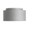 DOUBLE 55/30 lámpabúra  Chintz világosszürke/fehér PVC  max. 23W