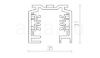 EUTRAC 1m háromfázisú áramkörös sín fehér  230V