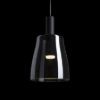 BELLINI LED függő lámpatest fekete füstüveg búrával