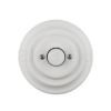 Fehér porcelán süllyesztett dimmer egyes porcelán kerettel