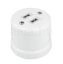 Fehér porcelán USB aljzat falon kívüli szereléshez