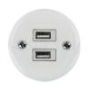 Elegáns fehér porcelán USB csatlakozó loft és vintage enteriőrökbe