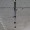 IRIS 7 egy áramkörös sínre fekete  230V LED 10W 24°  3000K