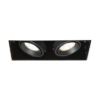 ELECTRA II GU10 frameless fekete 230V LED GU10 8W