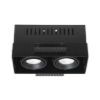 ELECTRA II GU10 frameless fekete 230V LED GU10 8W