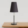 EMMETT asztali lámpatest fekete antikolt sárgaréz 230V LED E27 15W