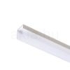 LED PROFILE H felületre szerelhető 1m fehér matt akrilát/alumínium 