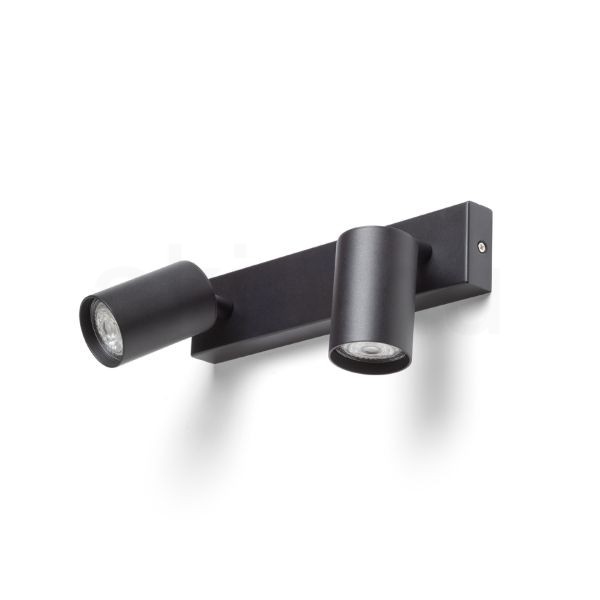 DUDE II felületre szerelhető fekete 230V LED GU10 2x9W