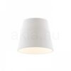 NIZZA 18/15 lámpabúra  Polycotton fehér/fehér PVC  max. 28W