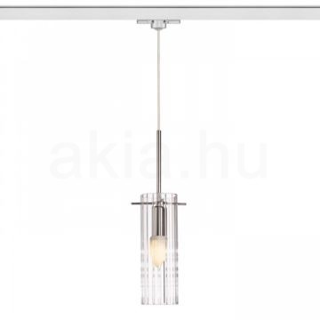 GIFT háromfázisú áramkörös sínre  tiszta üveg 230V LED E14 6W