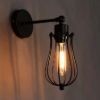 Ipari stílusú csepp alakú fém rács lámpákhoz